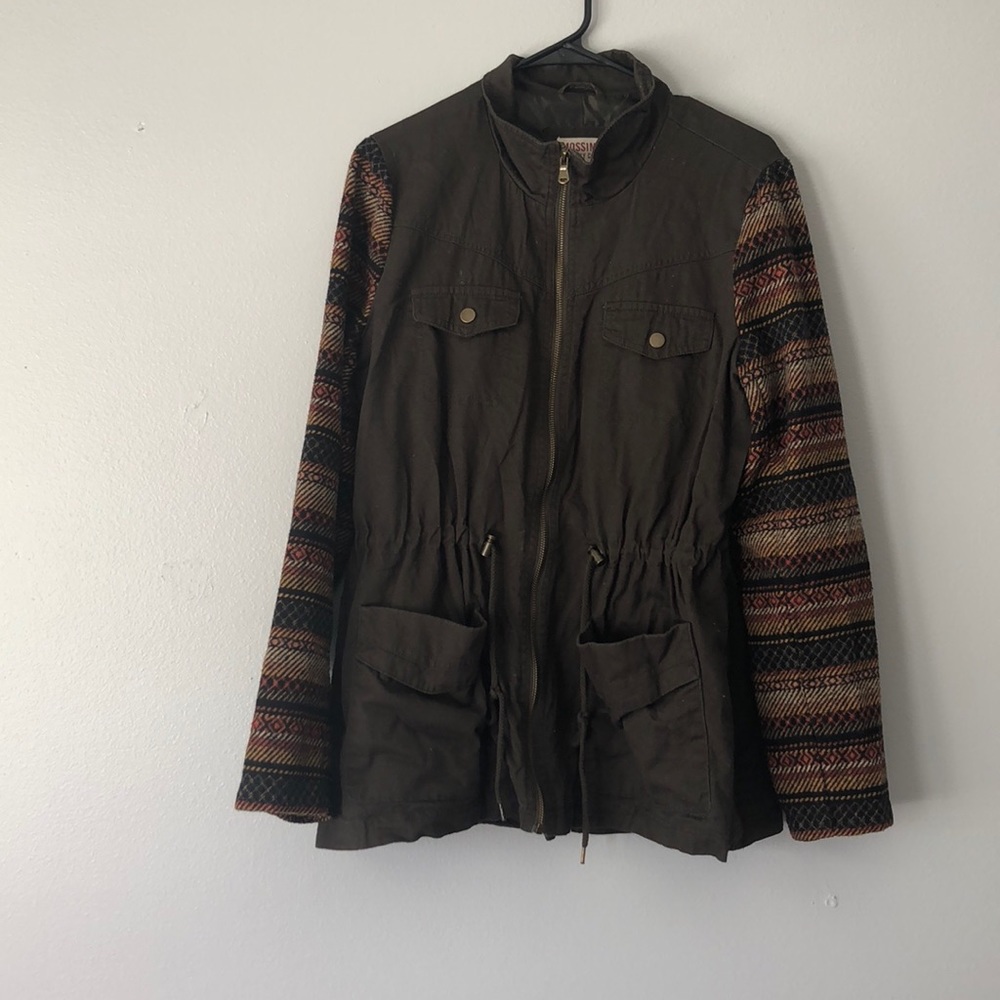 dark green jacket x